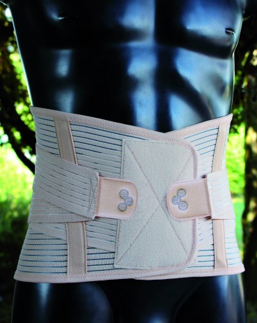 Elastic lumbar corsets